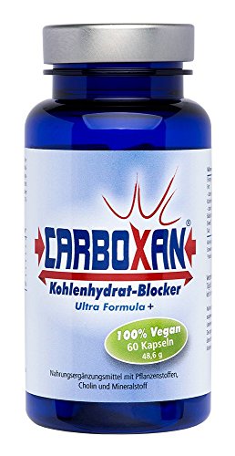 CARBOXAN Kohlenhydrat-Blocker mit Kidneybohne OPC Bockshornklee-Samen-Extrakt hochdosiert | Low-Carb-Diät Kapseln helfen beim Abnehmen | Kalorien Fett blockieren | natürlich pflanzlich vegan