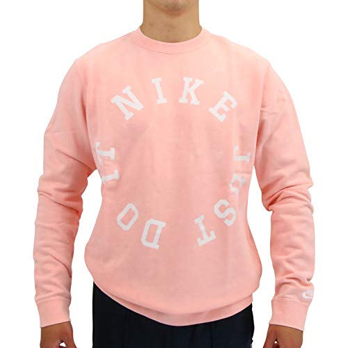 Nike Herren Crew Wash Sweatshirt, Bleached Coral/Summit White, M