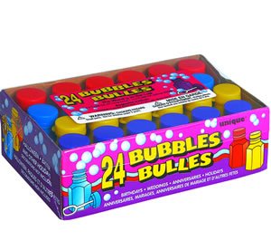 Seifenblasen 24 Stück für Kindergeburtstage Hochzeiten Party Bubbles