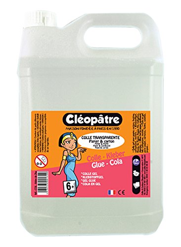 Cléopâtre – CT2L – Starker Transparentkleber COLLE TRANSPARENTE, 2 kg-Kanister
