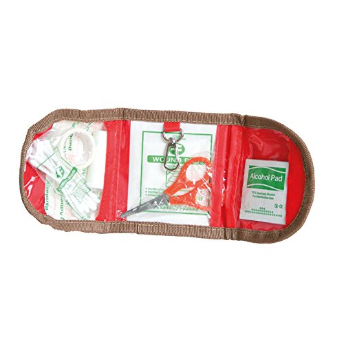 Mini Erste Hilfe Set - paßt in jede Tasche, 9,5 x 11,5 cm, Outdoor First Aid
