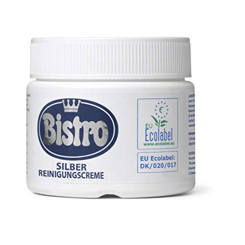 Bistro Silberreiniger - Reinigungscreme für Silber, Schmuck, Besteck, Töpfe, uvm. - Wasserbasiert & zu 95% biologisch abbaubar, 150 ml.