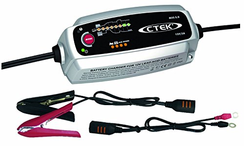 CTEK MXS 5.0 Batterieladegerät Mit Automatischer Temperaturkompensation, 12V 5.0 Amp (EU Stecker)