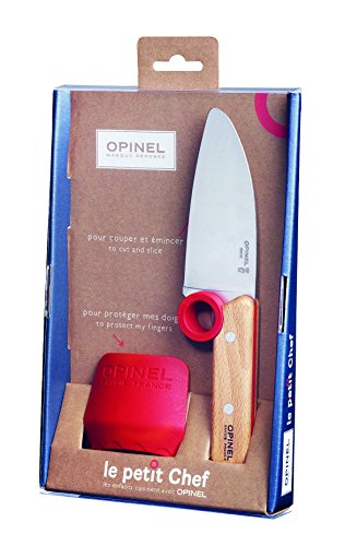 Opinel Le Petit Chef, Küchenmesser-Set, 2-Teilig Messer, Grau, 26