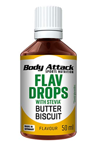 Body Attack Flav Drops Stevia (Butter Biscuit)