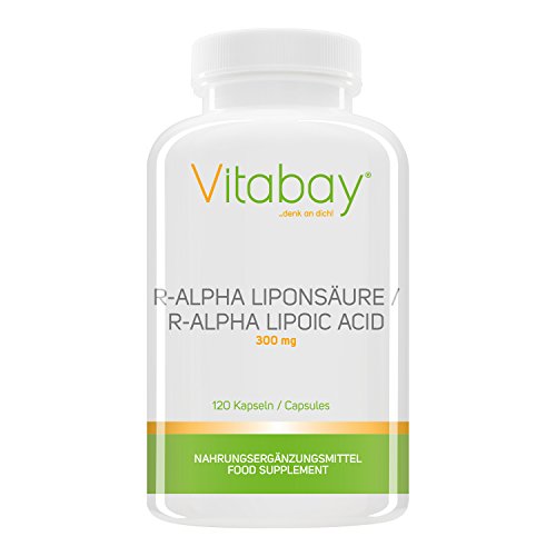 R-Alpha-Liponsäure - Thioctsäure - 300 mg - 120 Kapseln