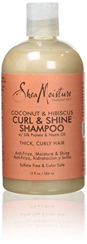 Shea Moisture Coconut & Hibiscus Curl & Shine Shampoo 13oz