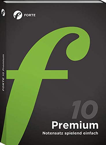 Forte 10 Premium Notationsprogramm für anspruchsvolle Hobby-und Profimusiker