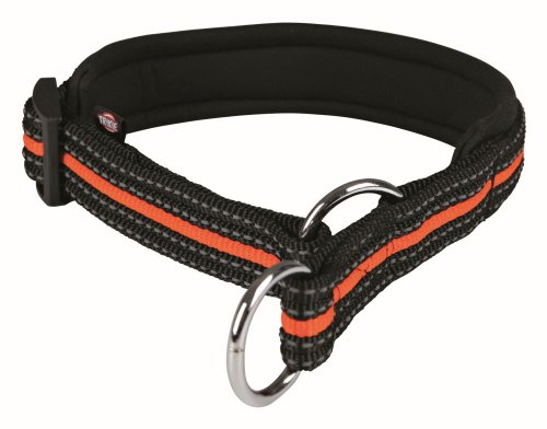 Trixie TX-20606 Fusion Collar M: 40–46 cm/30 mm, black/orange