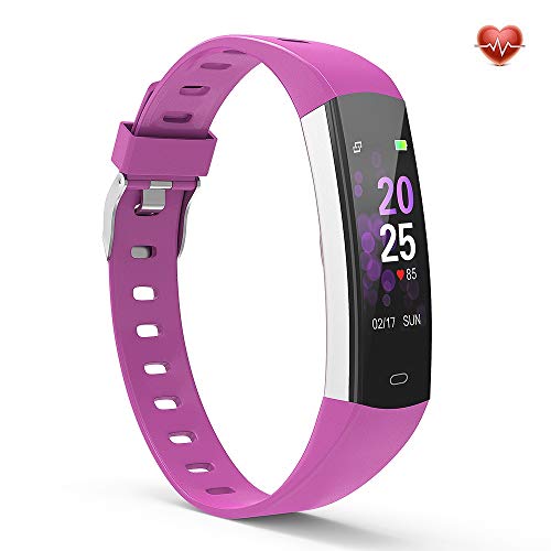 YoYoFit Fitness Tracker, Uhr mit GPS Pulsuhren Armband Schrittzähler Kalorien mit Herzfrequenz Pulsmesser Stoppuhr Schlafmessung Schlaf Erinnerungsfunktion für Damen Herren Kinder