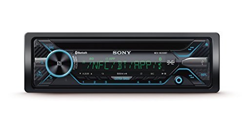 Sony MEXN4200BT Autoradio mit Dual Bluetooth (CD-Player, NFC, 2x Bluetooth, USB/AUX, Apple iPod/iPhone Control, 4x 55 Watt) schwarz/Beleuchtung: blau