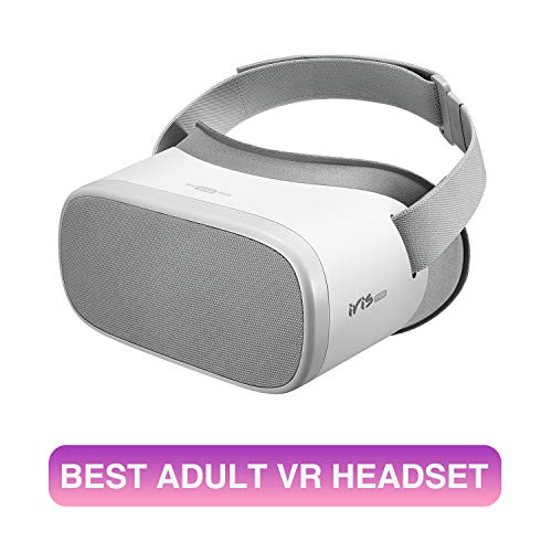 PVR Iris Eigenständiges Virtual Reality Headset All-In-One VR Brille für Erwachsene für 2D-3D-VR-Filme - Ponhub YouTube Netflix-Apps und MicroSD-Karte Werden unterstützt- Adult Version