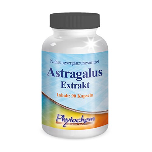 ASTRAGALUS | Tragant Extrakt mit 50% Polysacchariden | 90 Kapseln | Premium Qualität aus Deutschland