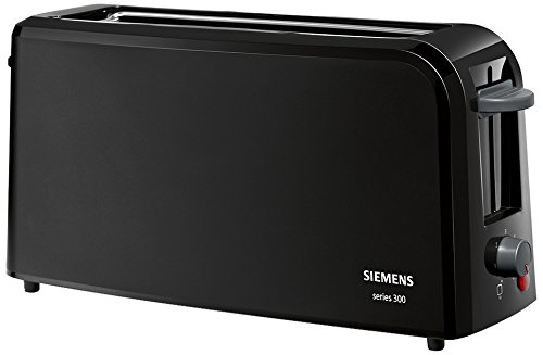 Siemens TT3A0003 Langschlitz Toaster Series 300, schwarz