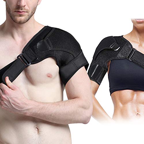 Schulterbandage für Frauen Herren,Verstellbarer Stützgurt zur Linderung von Schulterschmerzen, Prävention von Sportverletzungen, Anzug für beide, linke und rechte Schulter