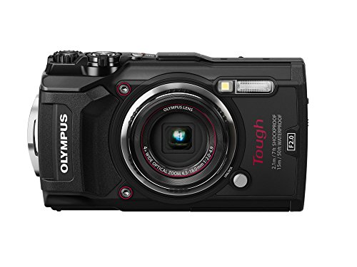 Olympus Tough TG-5 Digitalkamera (12 Megapixel, 25-100mm 1: 2,0 Objektiv, Feld-Sensorsystem, GPS, Manometer, Temperatursensor, Kompass) Schwarz