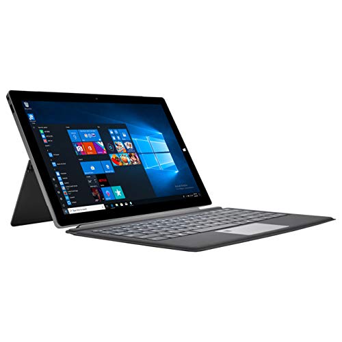 2in1 Notebook Laptop Windows-10 Touch - Winnovo TaBook Intel Celeron 4GB RAM+32GB eMMC 13.3 Zoll FHD IPS Touchscreen Fingerprint USB Type-C Abnehmbare Tastatur Snterstützung SSD Erweiterung (Silber)