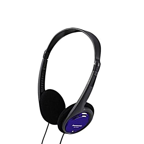 Panasonic RP-HT010E-A Kopfhörer blau (besonders leicht und angenehm zu tragen)