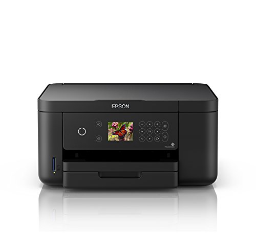 Epson Expression Home XP-5100 3-in-1 Tintenstrahl-Multifunktionsgerät Drucker (Scanner, Kopierer, WiFi, Duplex, Einzelpatronen, 4 Farben, DIN A4, Amazon Dash Replenishment-fähig) schwarz