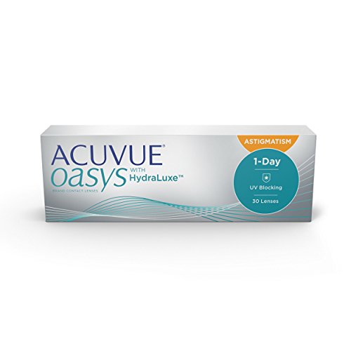 Acuvue Oasys 1-Day for Astigmatism Tageslinsen weich, 30 Stück/BC 8.5 mm/DIA 14.3 mm/CYL -1.75 / ACHSE 50 / -0.75 Dioptrien