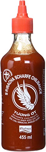 Cholimex Chilisauce, Sriracha sehr scharf, 4er Pack (4 x 455 ml)