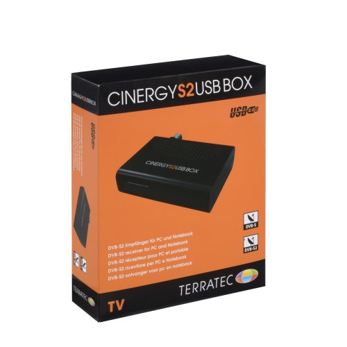 Terratec Cinergy S2 USB BOX DVB-S, DVB-S2 TV- und Radio-Tuner, Der platzsparende Satelliten-Receiver für digitales Fernsehen auf Ihrem Notebook
