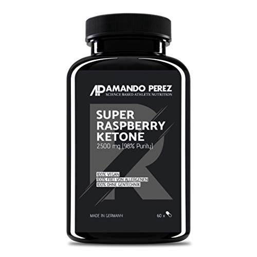 Super Raspberry Ketone 2500 mg - 60 Kapseln - Einer der stärksten Himbeer Keton Fatburner - 98% reiner Aktivstoff KETON