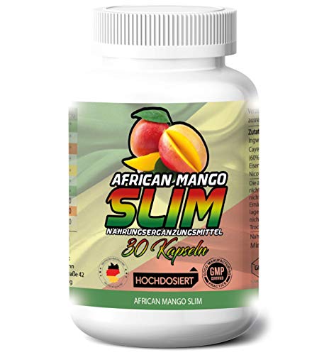 Einführungspreis - African Mango Slim - Appetithemmer | Schnell abnehmen | Hochdosiert | Made in Germany | Nahrungsergänzungsmittel | 30 Rückgaberecht | Schnell Abnehmen |
