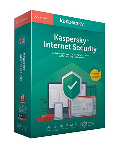 Kaspersky Internet Security 2020 Standard | 3 Geräte | 1 Jahr | Windows/Mac/Android | Box