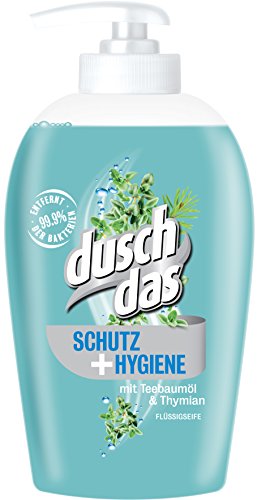 Duschdas Flüssigseife Schutz & Hygiene, 6er Pack (6 x 250 ml)