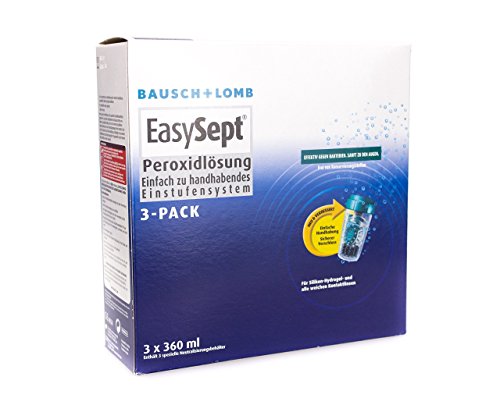 Bausch Lomb EasySept 3-Pack Pflegemittel für weiche Kontaktlinsen, 3 x 360 ml