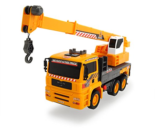 Dickie Toys 203806003 - Air Pump Mobile Crane, MAN Kranwagen, 31 cm