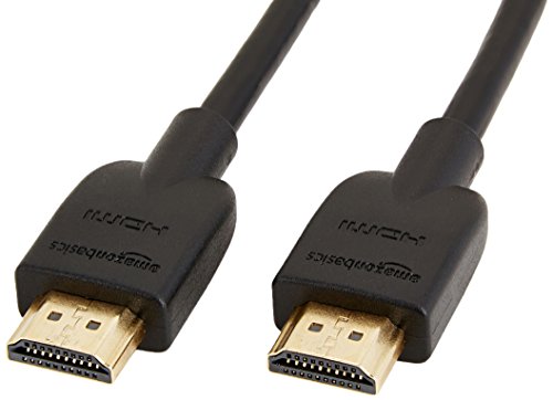 AmazonBasics Hochgeschwindigkeits-HDMI-Kabel 2.0, Ethernet, 3D, 4K-Videowiedergabe und ARC, 1.8m