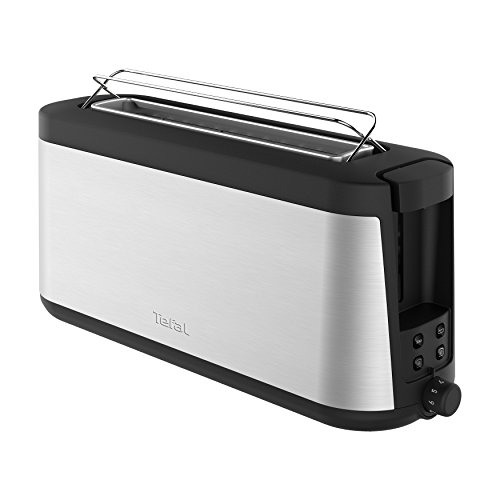 Tefal Element TL4308 Toaster, 7 Bräunungsstufen (1000 Watt) silber/schwarz