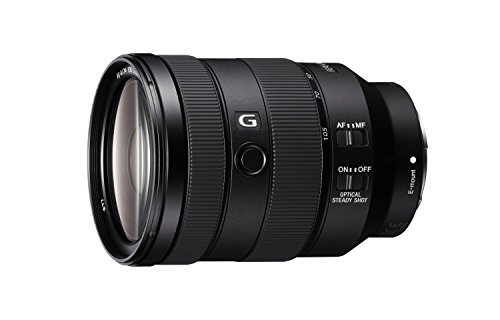 Sony SEL-24105G G Standard Zoom-Objektiv (24-105 mm, F4, OSS, Vollformat, geeignet für A7, A6000, A5100, A5000 und Nex Serien, E-Mount) schwarz