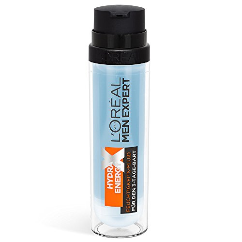 L'Oréal Men Hydra Energy Xtreme Feuchtigkeitscreme 3-Tage-Bart - Pflege für Bart und Gesicht, 50 ml