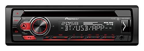 Pioneer DEH-S310BT | 1DIN Autoradio | CD-Tuner mit RDS | Bluetooth | MP3 | USB und AUX-Eingang | Bluetooth Freisprecheinrichtung | Smart Sync App | 13-Band Equalizer | Spotify
