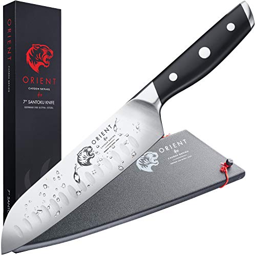 Orient Santoku Messer Asiatischer Art, Santokumesser, Deutsch Thyssenkrupp Edelstahl Küchenmesser
