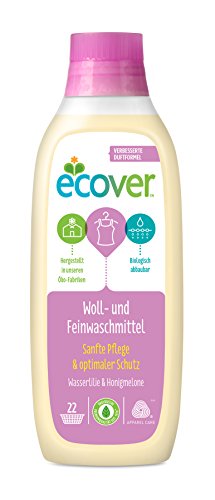 Ecover Ökologisches Woll- und Feinwaschmittel Wasserlilie & Honigmelone, 2er Pack (2 x 1 l)