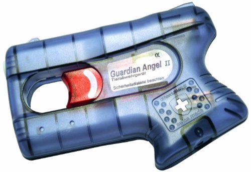 Pfefferspray-Pistole Guardian Angel II mit Aufbewahrungsbox aus Metall Tierabwehr-Gerät