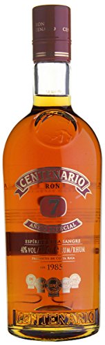 Ron Centenario 7 Jahre Añejo Especial Rum (1 x 0.7 l) - Double Gold Gewinner 2017 WSWA Competition - mit gold ausgezeichnete Spitzen - Spirituose