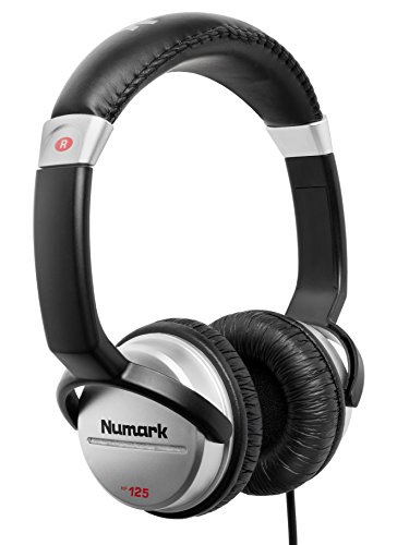 Numark HF125 Extrem leicht und komfortabel Kopfhörer Seitenunabhängig justierbar in sieben Positionen