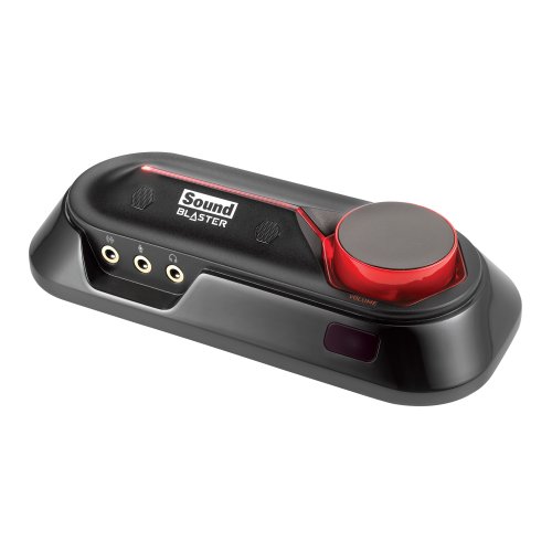 Creative Sound Blaster Omni Surround 5.1 USB Soundkarte (Doppelmikrofon-Array, konfigurierbare SBX Pro Studio-Audiotechnologien, 600-Ohm-Kopfhörerverstärker)