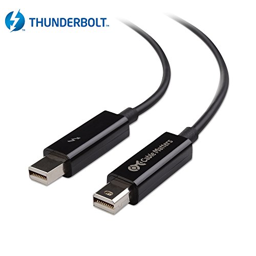Cable Matters Thunderbolt 2 Kabel in Schwarz 1m