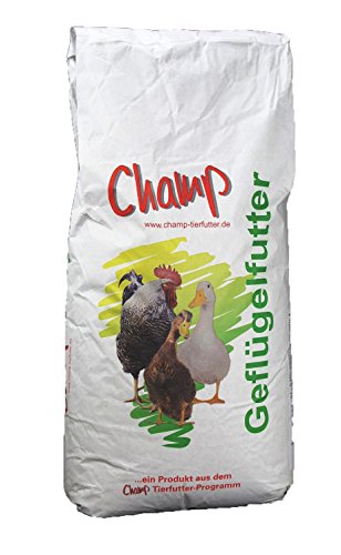 Champ Geflügelkörnerfutter, 25 kg Hühnerfutter mit Muschelschalen