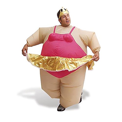 AirSuits Aufblasbares Kostüm Fatsuit Ballerina Fasching Karneval