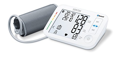Sanitas SBM 37 Oberarm-Blutdruckmessgerät, optimale Blutdruckkontrolle via App + Software