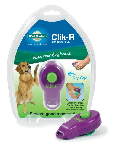 PetSafe Clik-R Hunde Clicker für Hundeerziehung und Hundetraining, inklusive Fingerschlaufe und Trainingsanleitung