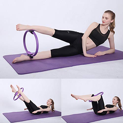 vitihipsy Frauen Pilates Widerstand Yoga Ring Doppelgriff Fitness Kreis Pilates Yoga Fitness Übung