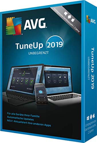 AVG TuneUp 2019 unbegrenzt / 2 Jahre|2019|Unbegrenzt / 2 Jahre|24 Monate|Laptop, Tablet, Handy|Download|Download